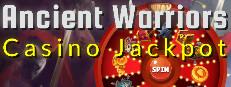 Ancient Warriors Casino Jackpot Logo