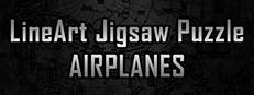 LineArt Jigsaw Puzzle - Airplanes Logo