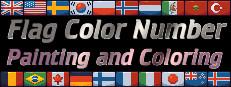 Flag Color Number - Painting and Coloring Logo