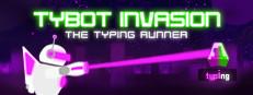 Tybot Invasion: The Typing Runner Logo