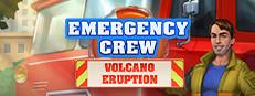 Emergency Crew Volcano Eruption Logo