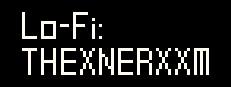 Lo-Fi: THEXNERXXM Logo