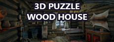 3D PUZZLE - Wood House Logo