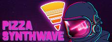 Pizza Synthwave Logo