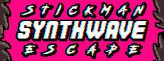 Stickman Synthwave Escape Logo