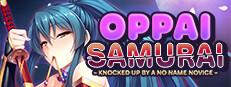 Oppai Samurai: Knocked up by a No Name Novice Logo