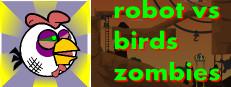 Robot vs Birds Zombies Logo