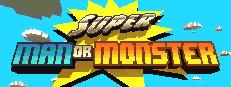 Super Man Or Monster Logo