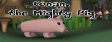 Conan the mighty pig Logo
