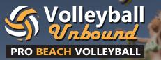 Volleyball Unbound - Pro Beach Volleyball Logo