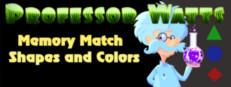 Professor Watts Memory Match: Shapes And Colors Logo