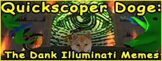 Quickscoper Doge: The Dank Illuminati Memes Logo