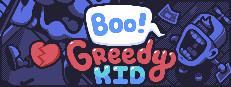 Boo! Greedy Kid Logo
