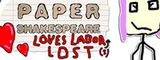 Paper Shakespeare: Loves Labor(s) Lost Logo