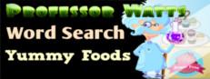 Professor Watts Word Search: Yummy Foods Logo