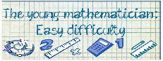 The young mathematician: Easy difficulty Logo